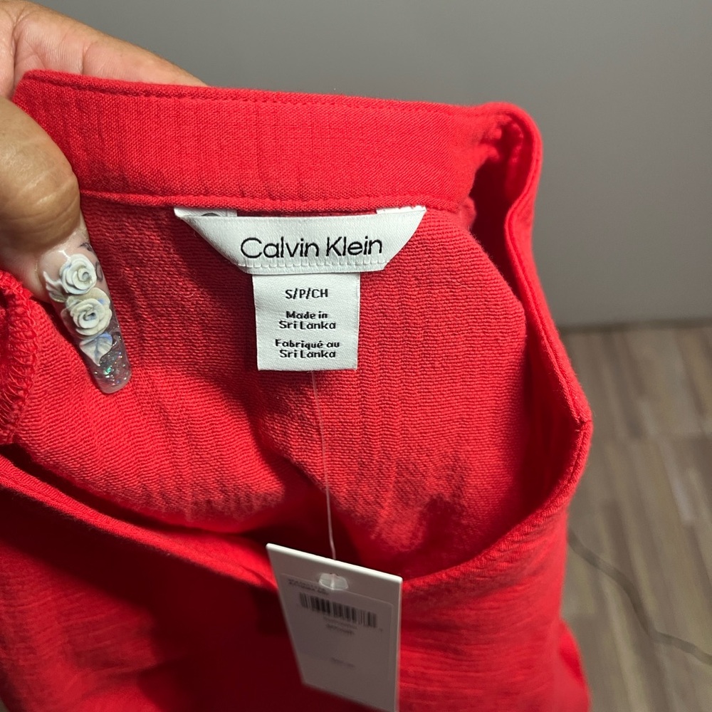Calvin Klein Vibrant Red Apparel